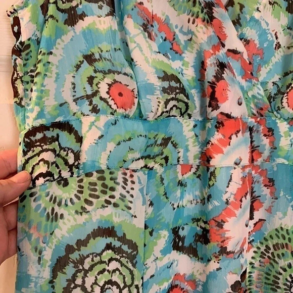 Tribal Multicolor Floral Midi Dress - Picture 3 of 10